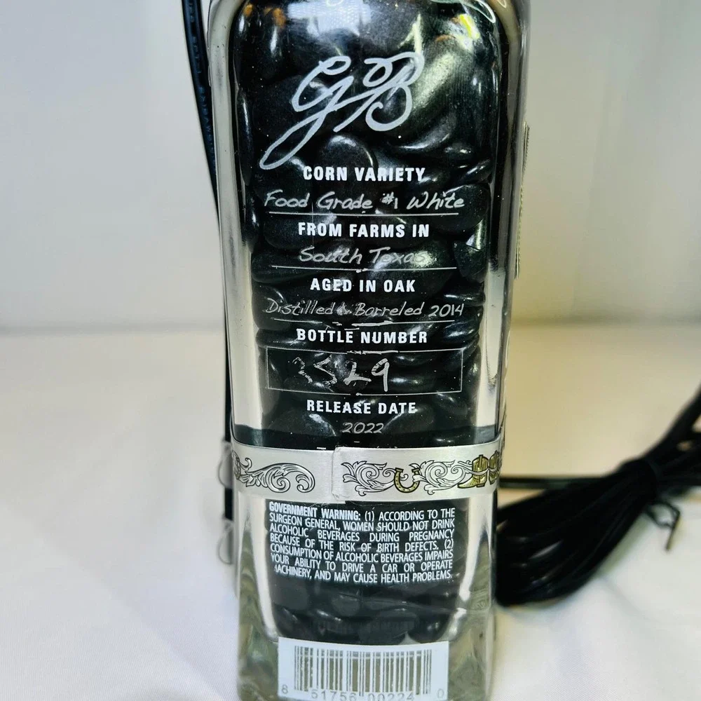 Garrison Brothers 2022 Cowboy Bourbon Bottle Lamp Black‎ Shade Texas Whiskey